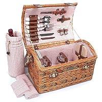 Algopix Similar Product 13 - Tan Colored Willow and Seagrass Picnic