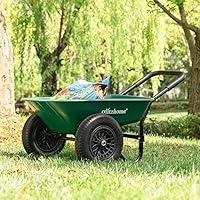 Algopix Similar Product 19 - Glitzhome 220 LBS Wheel Barrow Heavy