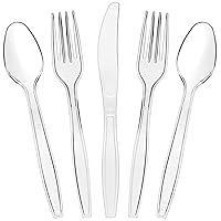 Algopix Similar Product 12 - Juvale 180 Pack Clear Plastic
