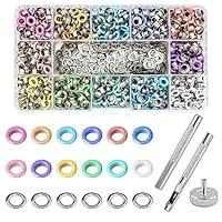 Algopix Similar Product 7 - YHNTGB 600 Pcs Metal Eyelets Metal