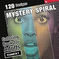 Algopix Similar Product 1 - Mystery Spiral Coloring Book for