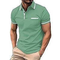 Algopix Similar Product 3 - Shirts for Men Summer Short Sleeve Polo