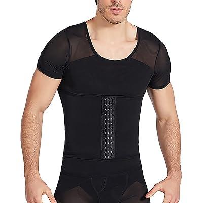 Best Deal for Men'S Corset Short Sleeved Large Size Tight Fitting Clothes