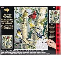 Algopix Similar Product 16 - Plaid Creates Paint by Number Kit 16