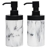 Algopix Similar Product 17 - Suanti 2Pcs White Marble Style Resin