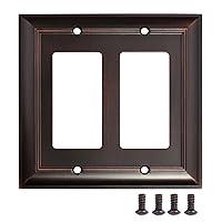 Algopix Similar Product 6 - Amazon Basics Double Gang Light Switch