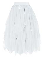 Algopix Similar Product 7 - Ellames Womens Tulle Skirts High Low