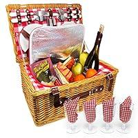 Algopix Similar Product 14 - Nature Gear Upgraded 4 Person XL Picnic