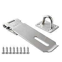 Algopix Similar Product 17 - Alise 5 Inch Hasp LatchDoor Hinge Lock