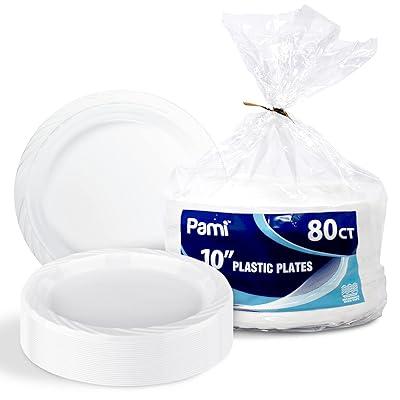 100% Compostable 6 Inch Paper Plates Disposable Party Plates I Heavy Duty  Eco-Friendly Sturdy Appetizer Plates Disposable I Biodegradable Unbleached