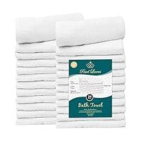 Algopix Similar Product 10 - Pearl Linens Cotton Bath Towel Set of