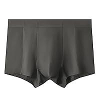 Algopix Similar Product 14 - Mens Silk Flat Underwear Boxer Briefs