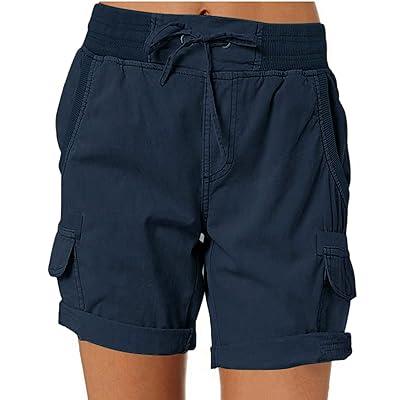 Best Deal for Lightweight Knee Length Womens Cargo Shorts Relaxed Fit