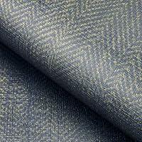 Algopix Similar Product 2 - FunStick Gold Navy Blue Grasscloth