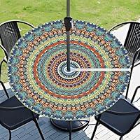 Algopix Similar Product 6 - Hexteria Mandala Outdoor Tablecloth