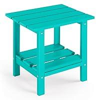 Algopix Similar Product 4 - ABCPATIO Adirondack Side Table Outdoor