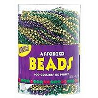 Algopix Similar Product 6 - Amscan Vibrant Mardi Gras Party