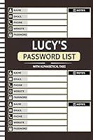 Algopix Similar Product 2 - Lucys Password List Secure Journal