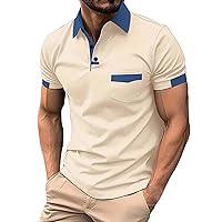 Algopix Similar Product 10 - Shirts for Men Summer Short Sleeve Polo