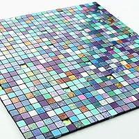 Algopix Similar Product 9 - YIZUNNU Self Adhesive Mosaic Aluminum