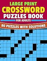 Algopix Similar Product 5 - Large Print Crossword Puzzles Book For