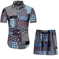 Algopix Similar Product 7 - Track Suits Men Hawaiian Shirts Short