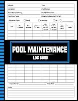 Algopix Similar Product 19 - Pool Maintenance Log Book Simple Daily