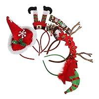 Algopix Similar Product 11 - Alipis 5pcs Christmas Hat Headband