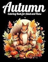 Algopix Similar Product 16 - Autumn Coloring Book for Adult and