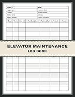 Algopix Similar Product 19 - Elevator Maintenance Log Book Elevator