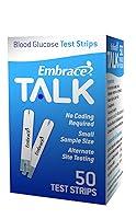 Algopix Similar Product 16 - Embrace Blood Glucose Test Strip 50ct