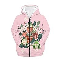 Algopix Similar Product 6 - Jekioweii Boys Girls Zip Up Frog