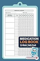 Algopix Similar Product 5 - Medication Log Book Daily Medicine