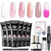 Algopix Similar Product 16 - MODELONES Poly Nail Gel Kit Enhancement