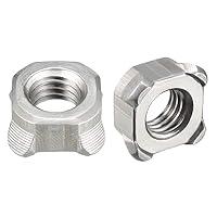 Algopix Similar Product 8 - uxcell Weld NutsM10 Square UNC Coarse