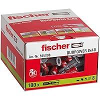 Algopix Similar Product 19 - fischer 555008 DUOPOWER Wall Plug 8 x