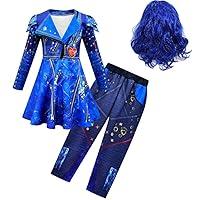 Algopix Similar Product 10 - Naeviwth Evie Costume for Girls Zipper