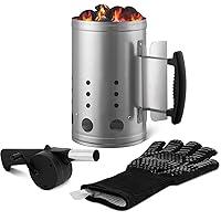 Algopix Similar Product 9 - Charcoal Chimney Starter Set Charcoal