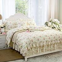 Algopix Similar Product 19 - FADFAY Rosette Floral Print Duvet Cover