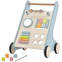 Algopix Similar Product 6 - BABY JOY Wooden Baby Walker Push and