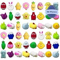 Algopix Similar Product 2 - Pinkiwine 48 PCS Easter Mochi Squishy