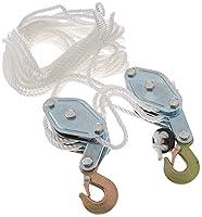 Algopix Similar Product 12 - 2 Ton Rope Hoist Pulley Wheel Block and