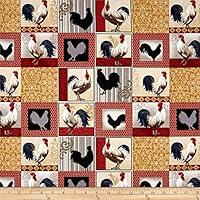 Algopix Similar Product 19 - Rooster Inn Patchwork Multi Quilting