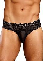 Algopix Similar Product 18 - Male Power Wonder Thong Slinky Black