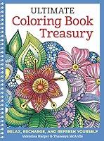 Algopix Similar Product 17 - Ultimate Coloring Book Treasury Relax