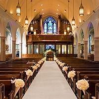 Algopix Similar Product 13 - Jazord Wedding Aisle Runner 100 x 3 ft
