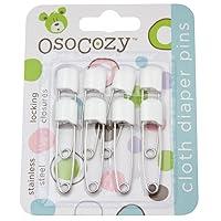 Algopix Similar Product 17 - OsoCozy Diaper Pins  White  Sturdy