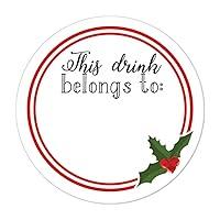 Algopix Similar Product 19 - Christmas Drink Markers  This Drink