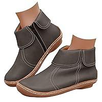 Algopix Similar Product 13 - Ankle Boots for Women No HeelWomens