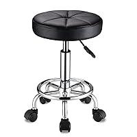 Algopix Similar Product 4 - HMTOT Round Rolling Stool with Wheels